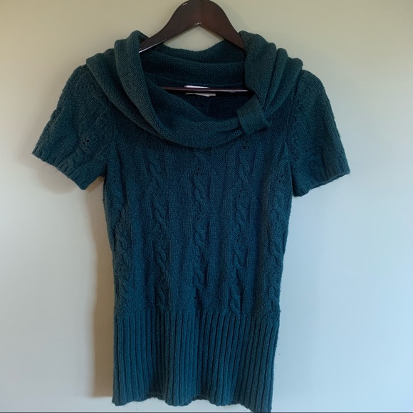 Turquoise Layering Knit Sweater, Small - Picture 1 of 5